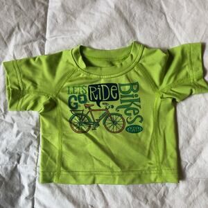 Patagonia Baby Capilene 1 Silk Weight T Shirt Green Water Sun Protection Size 0M